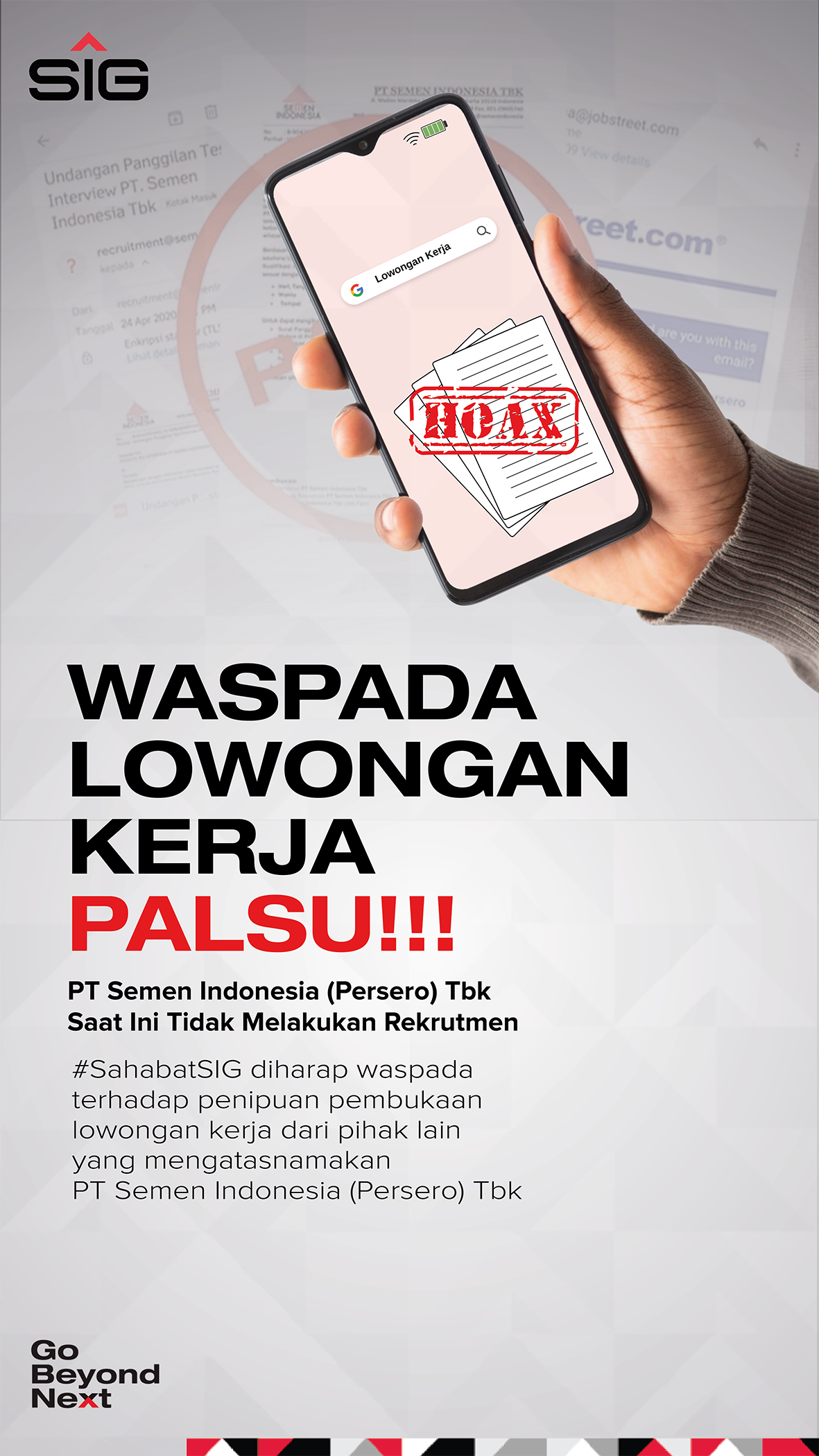 Lowongan Kerja Palsu