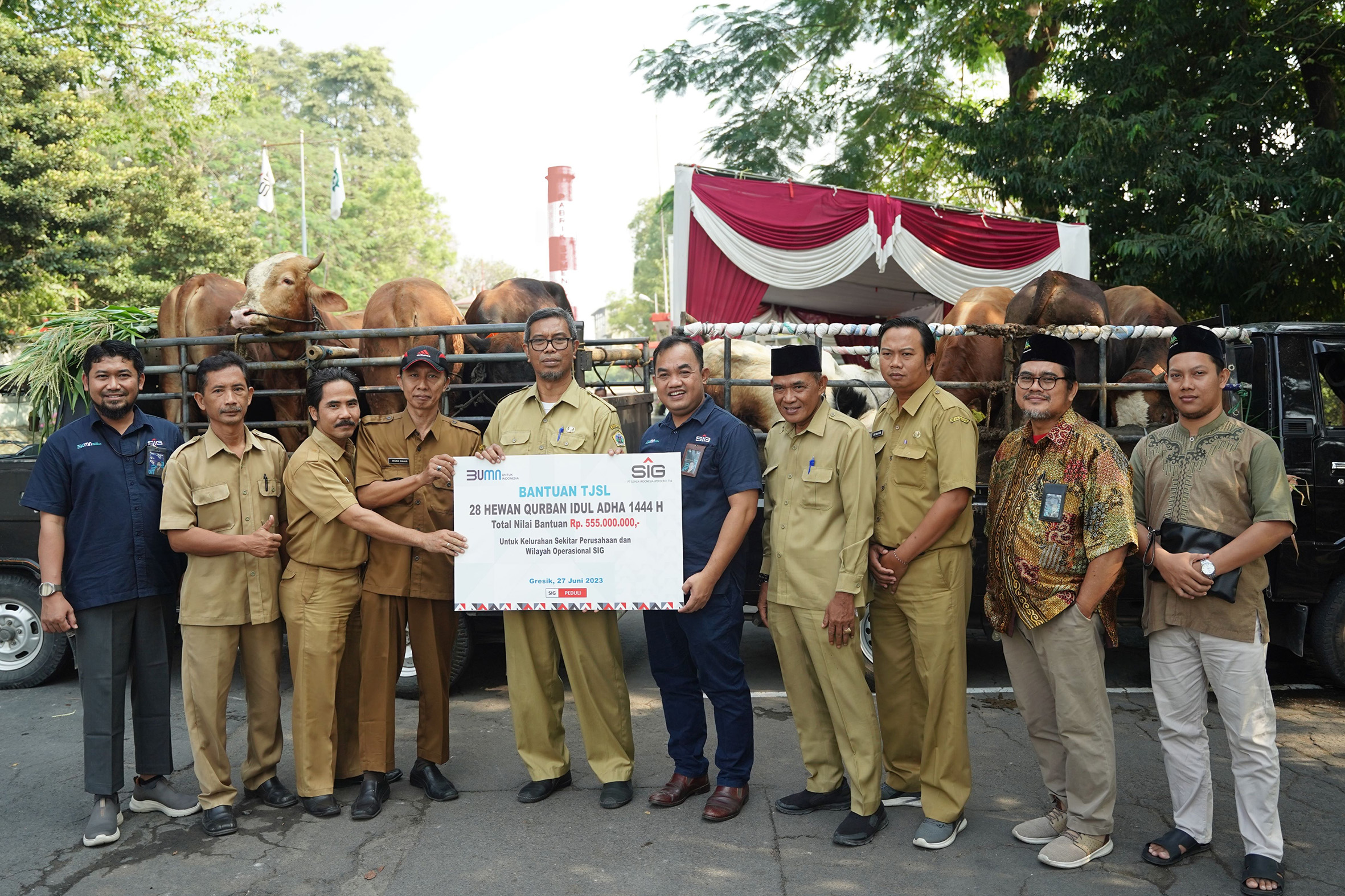 Momen Iduladha 1444 H, SIG Salurkan 489 Hewan Kurban di 20 Provinsi